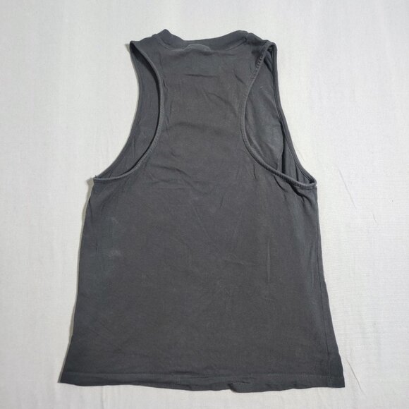 Adidas Tank Top women's size S black with white logo loose fit - Picture 3 of 9